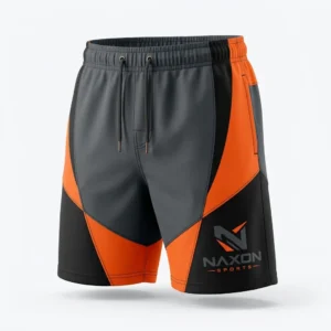 Custom Swim Trunks Design 4 – swim trunks mock-up made by Naxon Sports, Sialkot