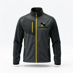Custom Windbreaker Jacket Design 7 – windbreaker jacket mock-up made by Naxon Sports, Sialkot