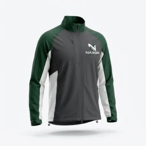 Custom Windbreaker Jacket Design 9 – windbreaker jacket mock-up made by Naxon Sports, Sialkot