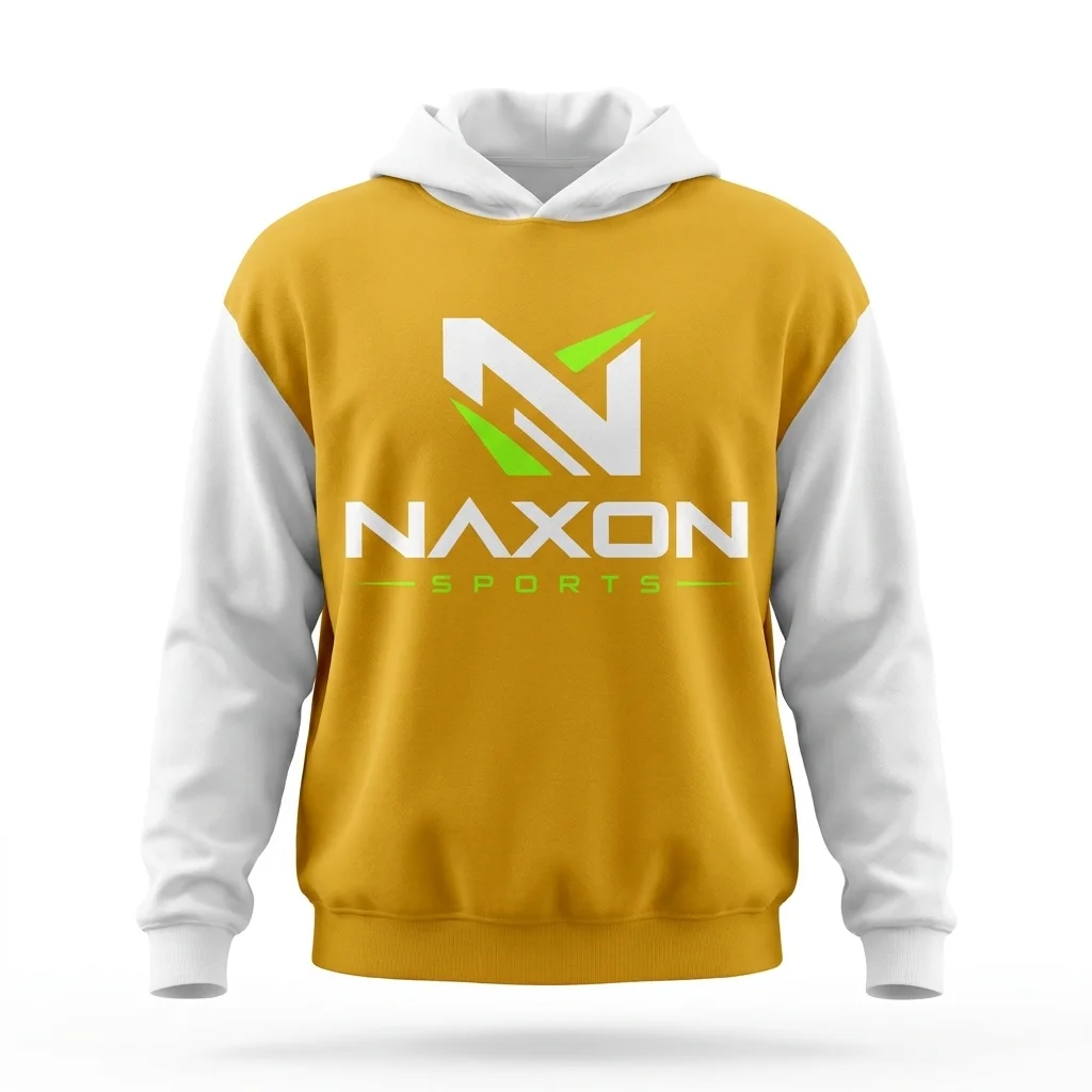 Custom Oversized Hoodie Design 1 – oversized hoodie mock-up made by Naxon Sports, Sialkot