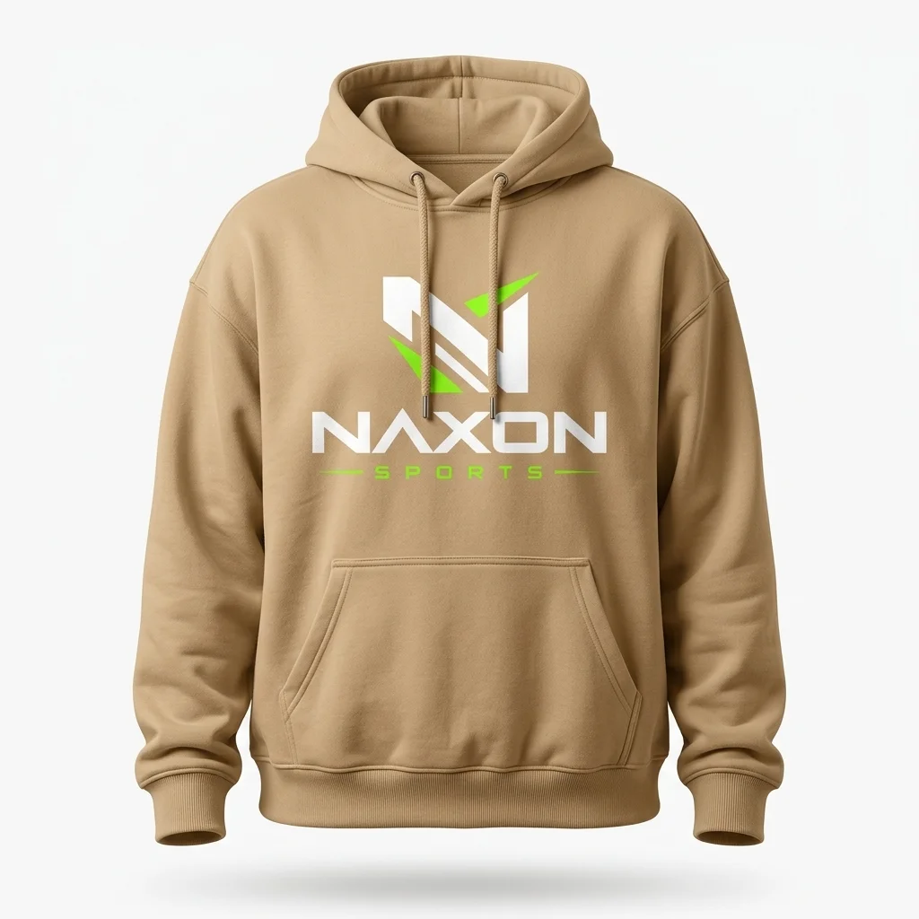 Custom Oversized Hoodie Design 2 – oversized hoodie mock-up made by Naxon Sports, Sialkot