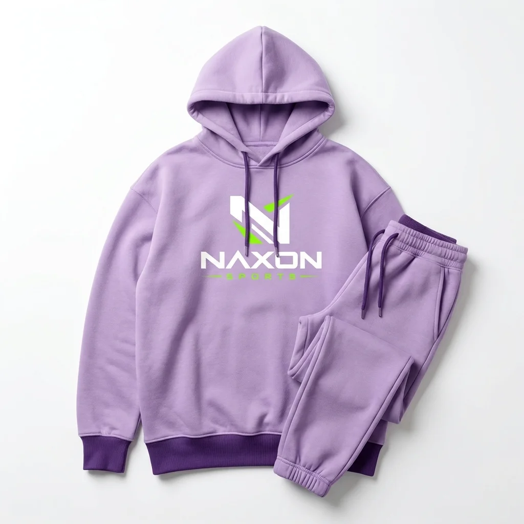 Custom Oversized Tracksuit Studio Design 1 – oversized tracksuit studio mock-up made by Naxon Sports, Sialkot