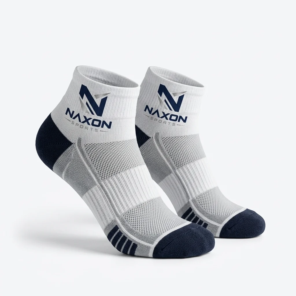 Custom Of Sports Socks Design 1 – of sports socks mock-up made by Naxon Sports, Sialkot