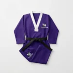 Purple taekwondo uniform – Custom Taekwondo Uniform – Club Series by Naxon Sports, Sialkot