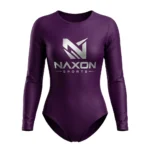 Purple dance leotard – Custom Dance Leotard – Academy Series by Naxon Sports, Sialkot