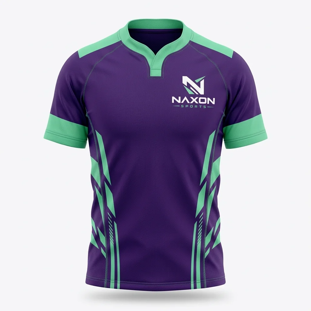 Custom purple rugby jersey by Naxon Sports