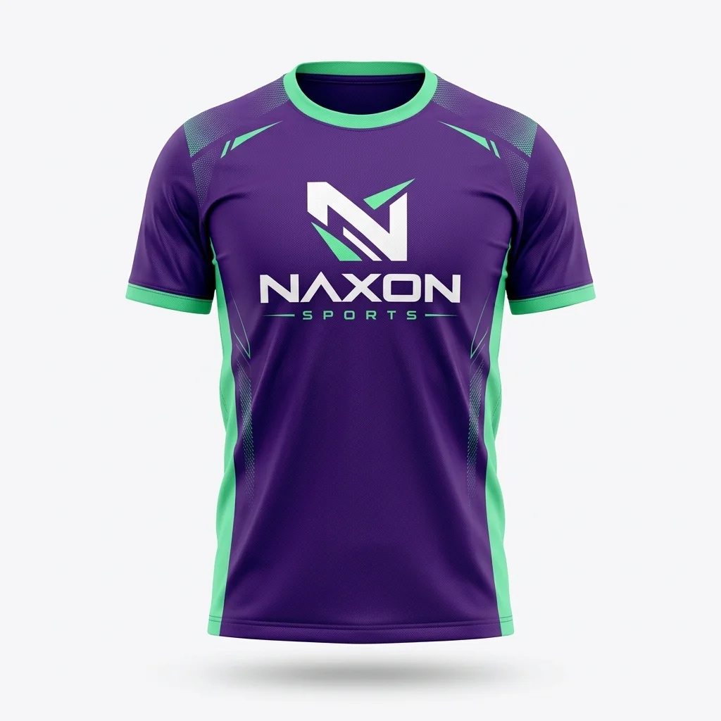 Custom purple running jersey by Naxon Sports