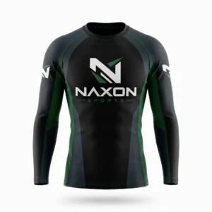 Custom Surf Rash Guard Design 6 – surf rash guard mock-up made by Naxon Sports, Sialkot