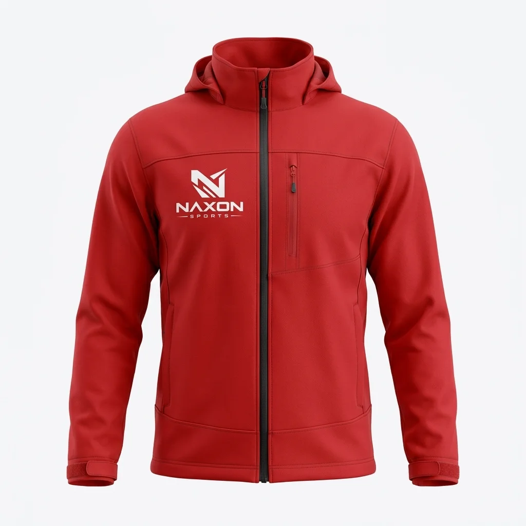 Red_softshell_jacket_mock-up_20261008030723 Custom red softshell jacket by Naxon Sports