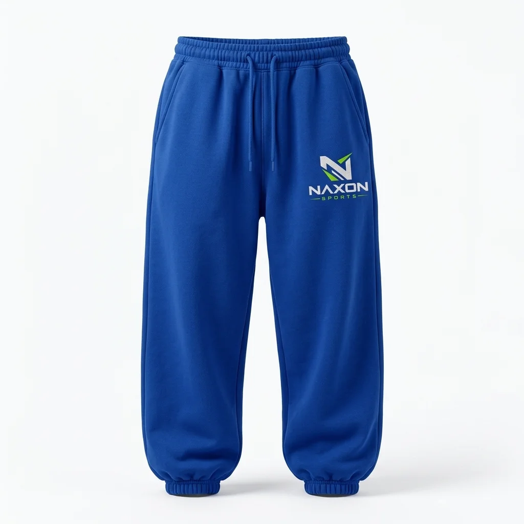 Royal_blue_baggy_sweatpants_mock-up_20261008150932 Custom royal blue baggy sweatpants by Naxon Sports