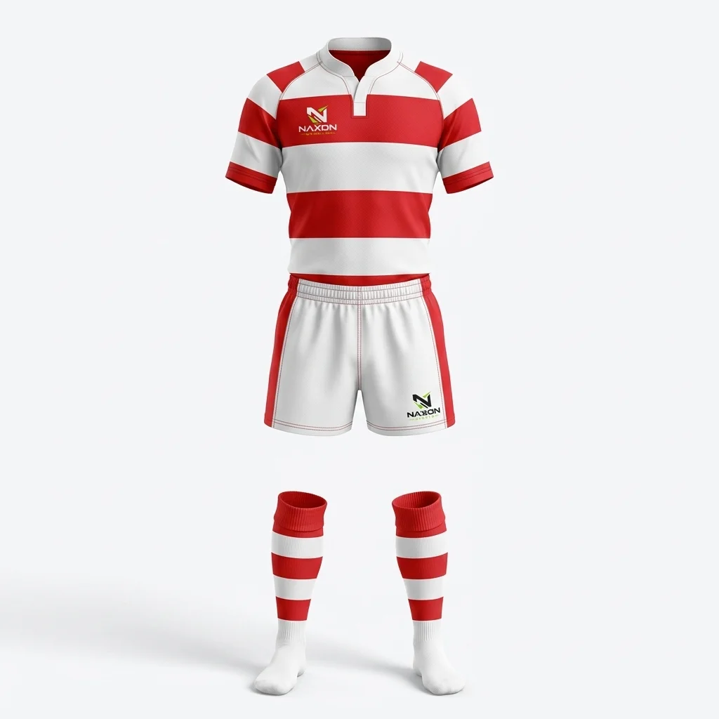 Custom rugby team kit by Naxon Sports