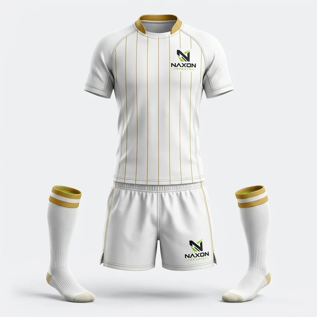 Custom Rugby Team Kit Design 10 – rugby team kit mock-up made by Naxon Sports, Sialkot
