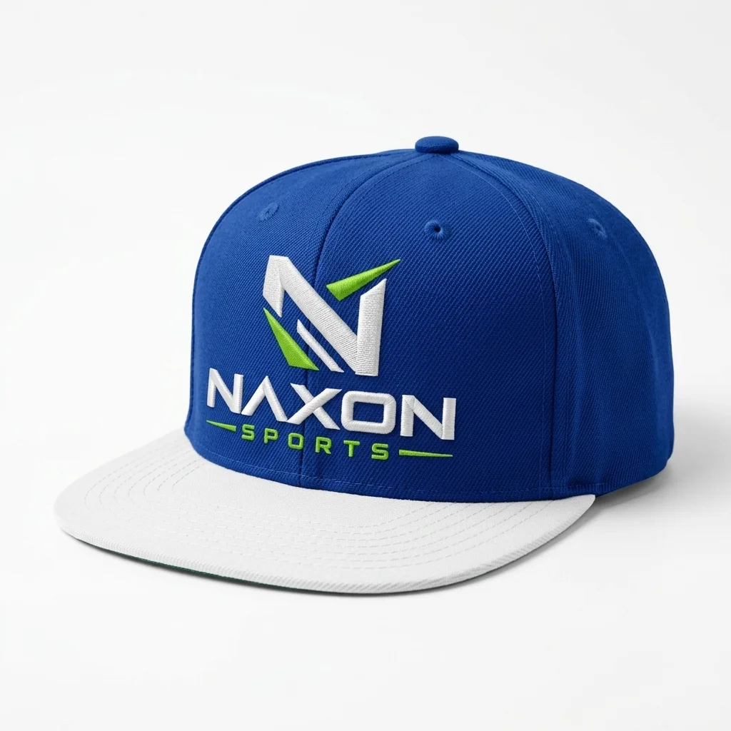 Snapback_cap_on_white_background_20261008150932 Custom snapback cap by Naxon Sports