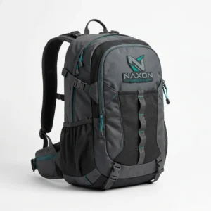 Custom Sports Backpack Design 8 – sports backpack mock-up made by Naxon Sports, Sialkot