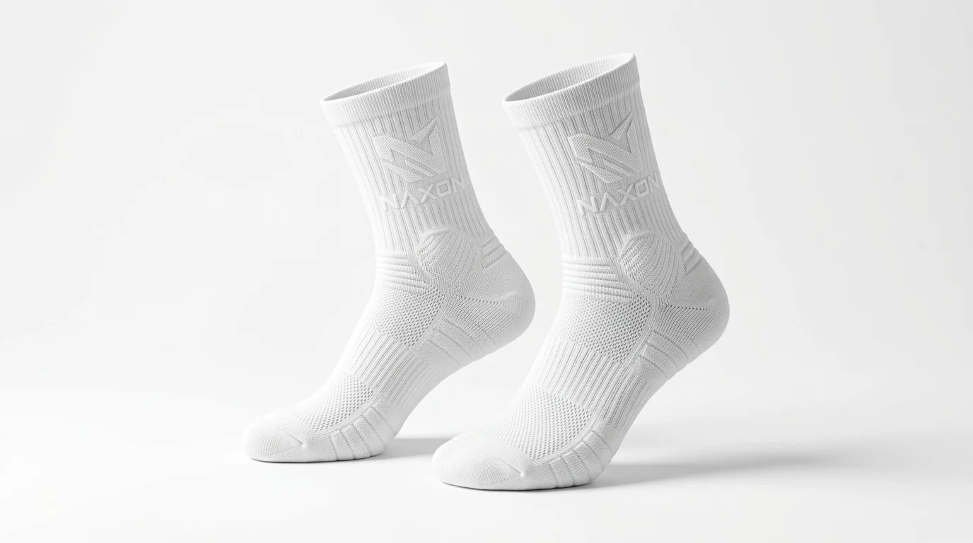 Custom Sports Socks Design 4 Custom Sports Socks Design 4 – sports socks mock-up made by Naxon Sports, Sialkot