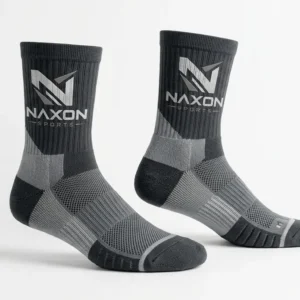 Custom Sports Socks Design 9 – sports socks mock-up made by Naxon Sports, Sialkot