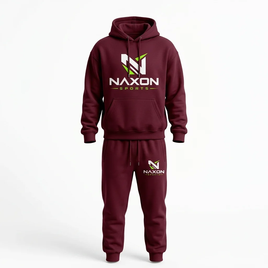 Custom Streetwear Set Design 3 Custom Streetwear Set Design 3 – streetwear set mock-up made by Naxon Sports, Sialkot