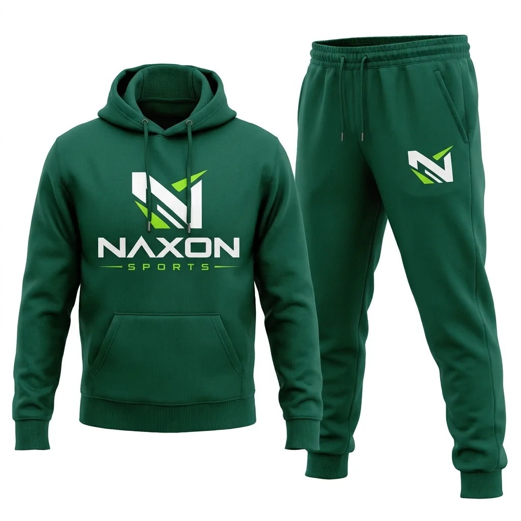 Custom Streetwear Set Design 5 – streetwear set mock-up made by Naxon Sports, Sialkot