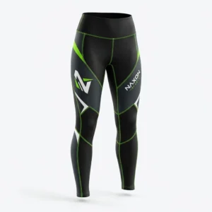 Custom Swim & Surf Leggings Design 6 – swim & surf leggings mock-up made by Naxon Sports, Sialkot