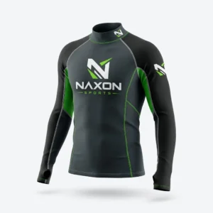 Custom Surfing Top Design 8 – surfing top mock-up made by Naxon Sports, Sialkot