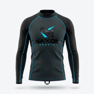 Custom Surfing Top Design 9 – surfing top mock-up made by Naxon Sports, Sialkot
