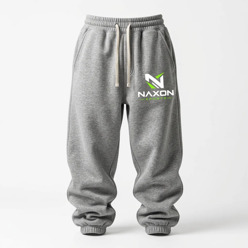 Custom Sweatpants Design 1 – sweatpants mock-up made by Naxon Sports, Sialkot