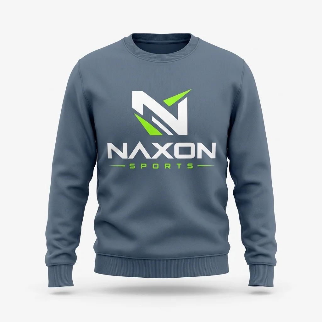 Custom Sweatshirt Design 4 – sweatshirt mock-up made by Naxon Sports, Sialkot