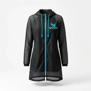 Custom Swim Cover-Up Design 10 – swim cover-up mock-up made by Naxon Sports, Sialkot