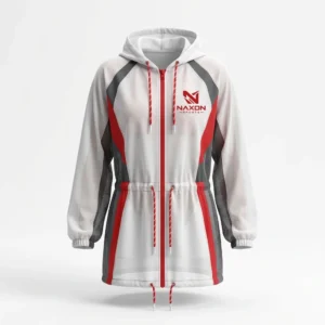Custom Swim Cover-Up Design 3 – swim cover-up mock-up made by Naxon Sports, Sialkot