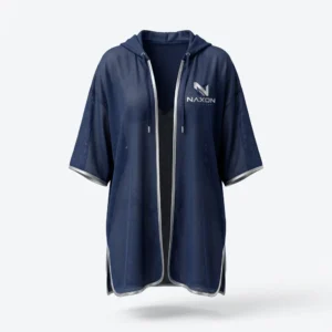 Custom Swim Cover-Up Design 4 – swim cover-up mock-up made by Naxon Sports, Sialkot