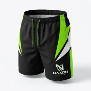 Custom Swim Trunks Design 9 – swim trunks mock-up made by Naxon Sports, Sialkot