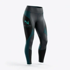 Custom Swim & Surf Leggings Design 15 – swim & surf leggings mock-up made by Naxon Sports, Sialkot