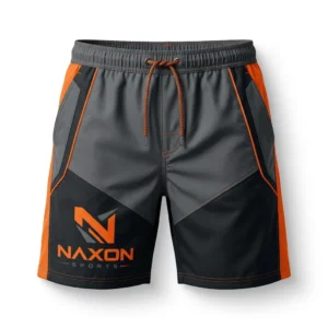 Custom Swim Trunks Design 11 – swim trunks mock-up made by Naxon Sports, Sialkot