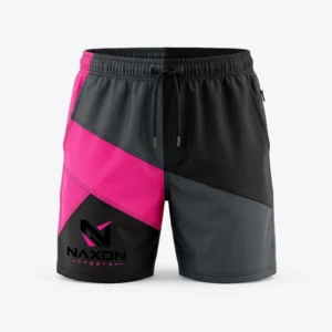 Custom Swim Trunks Design 12 – swim trunks mock-up made by Naxon Sports, Sialkot