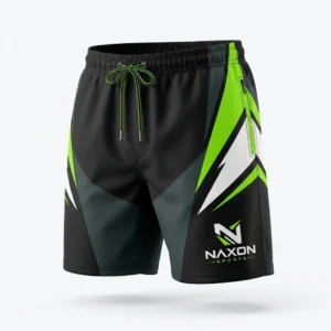 Custom Swim Trunks Design 13 – swim trunks mock-up made by Naxon Sports, Sialkot