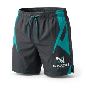 Custom Swim Trunks Design 18 – swim trunks mock-up made by Naxon Sports, Sialkot