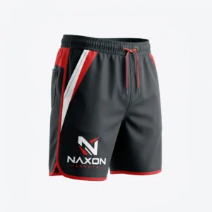 Custom Swim Trunks Design 14 – swim trunks mock-up made by Naxon Sports, Sialkot