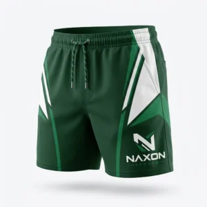 Custom Swim Trunks Design 16 – swim trunks mock-up made by Naxon Sports, Sialkot