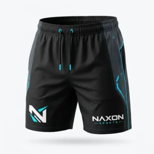 Custom Swim Trunks Design 17 – swim trunks mock-up made by Naxon Sports, Sialkot
