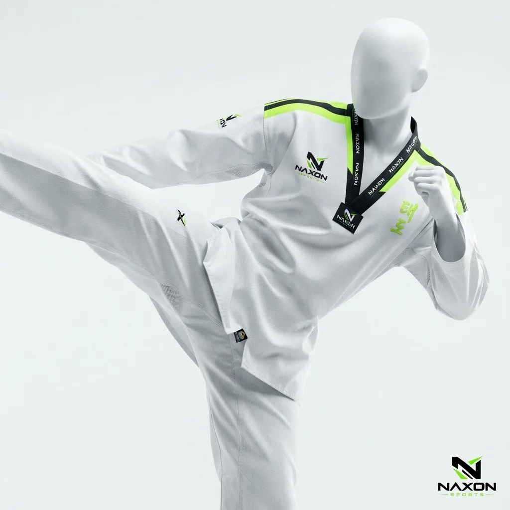 Custom Taekwondo Uniform – Academy Series 1 Taekwondo uniform – Custom Taekwondo Uniform – Academy Series by Naxon Sports, Sialkot
