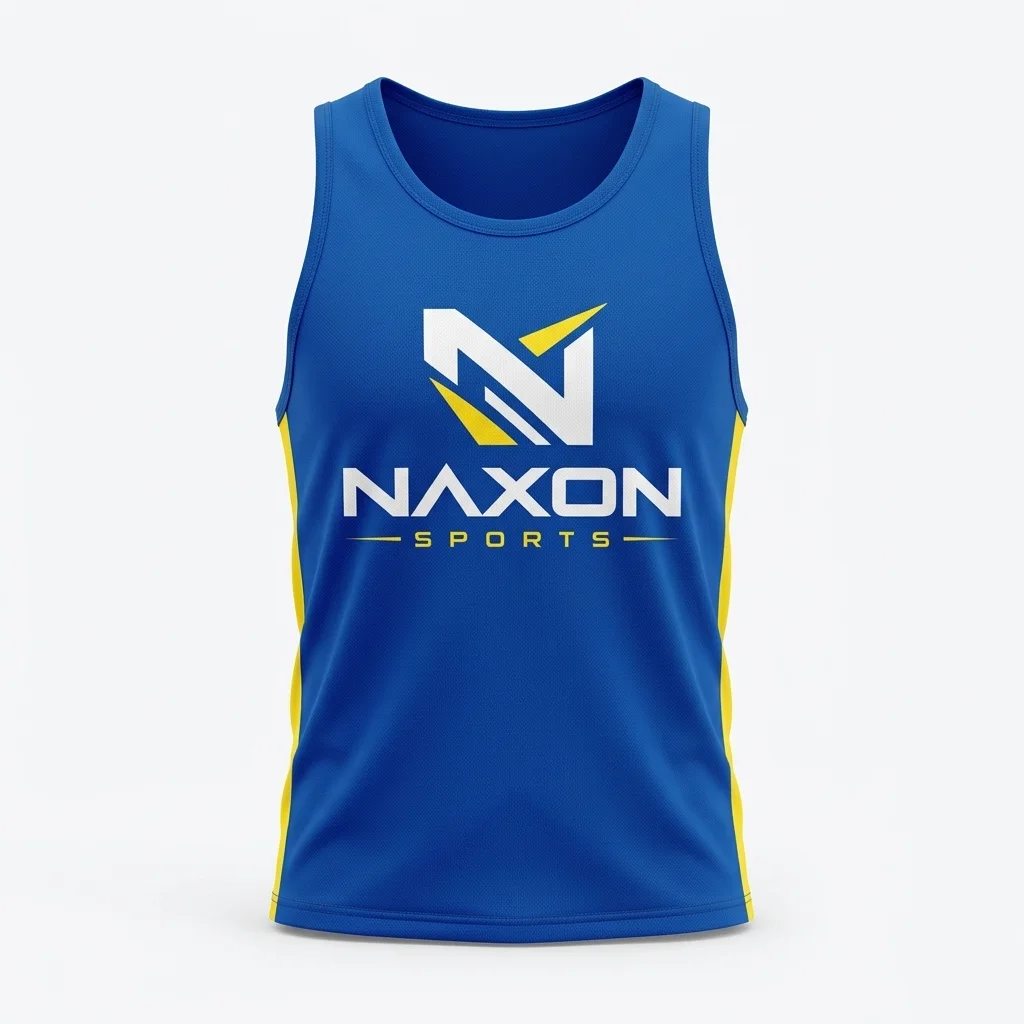 Custom tank top on background by Naxon Sports