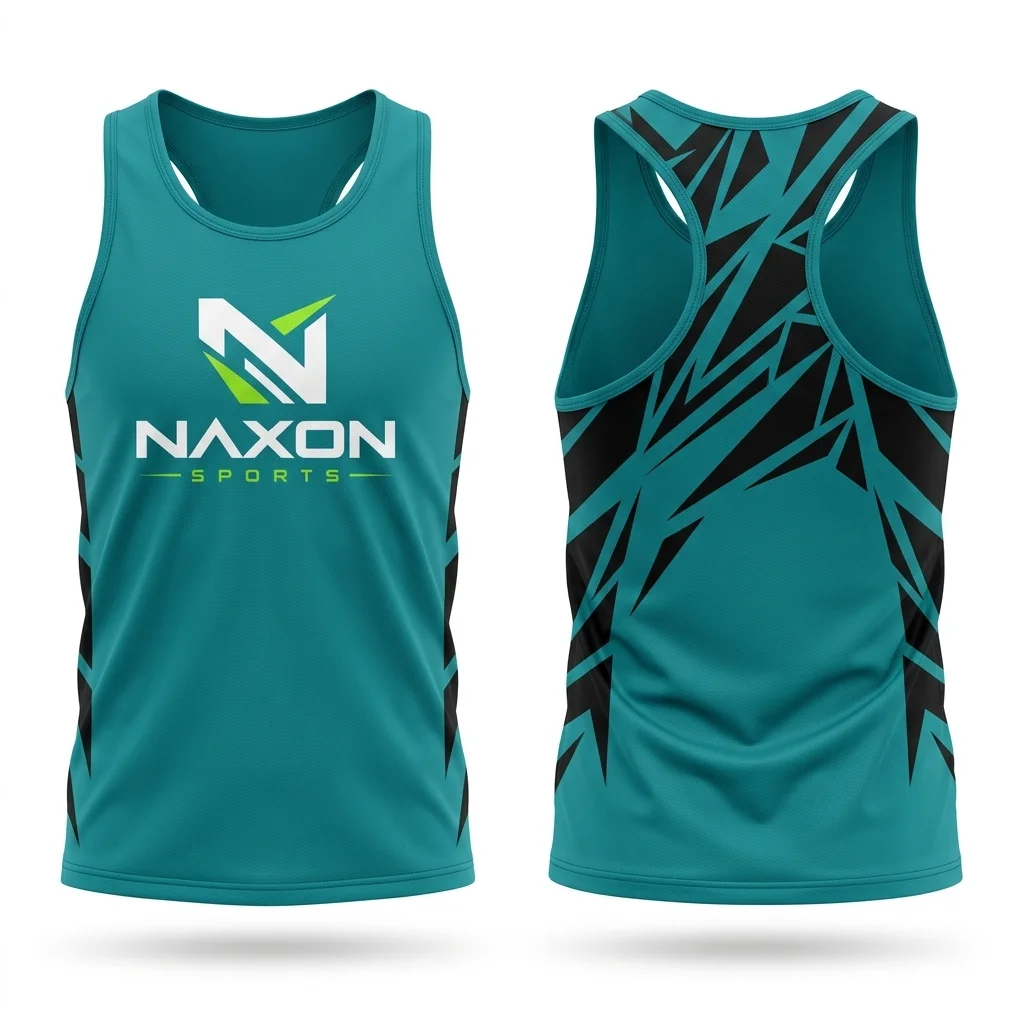 Teal_athletic_tank_top_mock-up_20261008014546 Custom teal athletic tank top by Naxon Sports