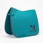 Teal equestrian saddle pad – Custom Saddle Pad – Academy Series by Naxon Sports, Sialkot