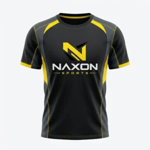 Custom Tennis T-Shirt Design 6 – tennis t-shirt mock-up made by Naxon Sports, Sialkot