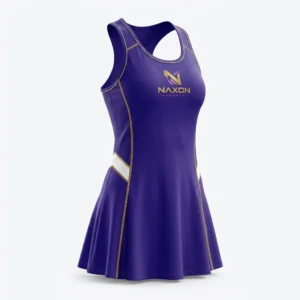 Custom Tennis Dress Design 7 – tennis dress mock-up made by Naxon Sports, Sialkot
