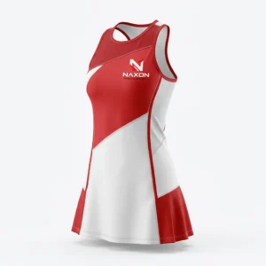 Custom Tennis Dress Design 8 – tennis dress mock-up made by Naxon Sports, Sialkot