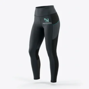 Custom Tennis Leggings Design 2 – tennis leggings mock-up made by Naxon Sports, Sialkot