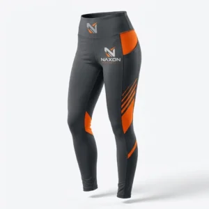 Custom Tennis Leggings Design 4 – tennis leggings mock-up made by Naxon Sports, Sialkot
