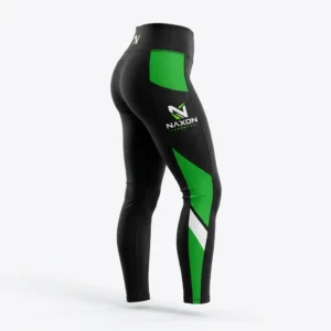 Custom Tennis Leggings Design 7 – tennis leggings mock-up made by Naxon Sports, Sialkot