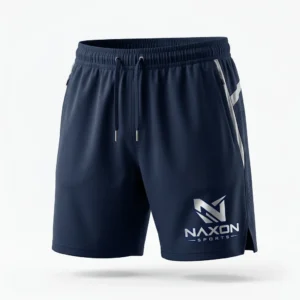 Custom Tennis Shorts Design 6 – tennis shorts mock-up made by Naxon Sports, Sialkot